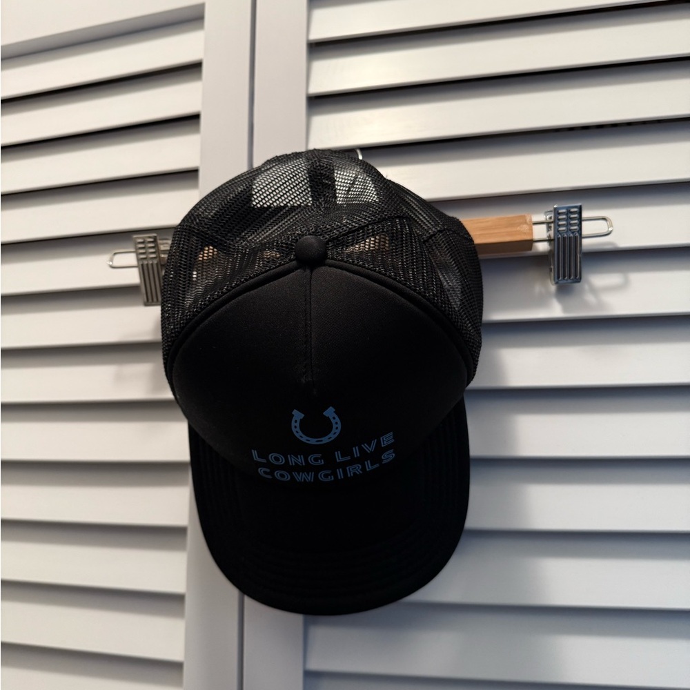 Black 'Long Live Cowgirls' Hat